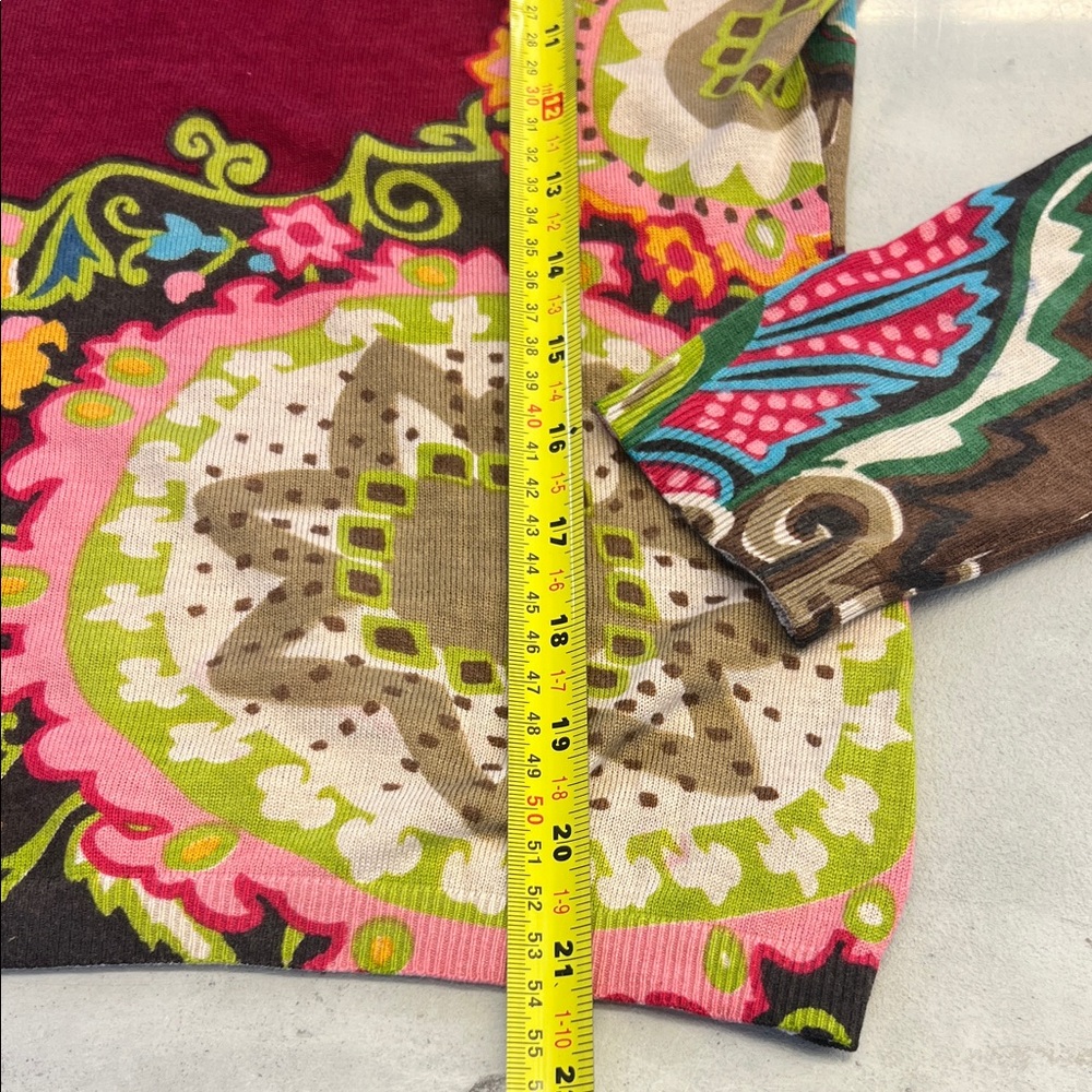 Etro Multicolor V-neck Sweater - Picture 5 of 6